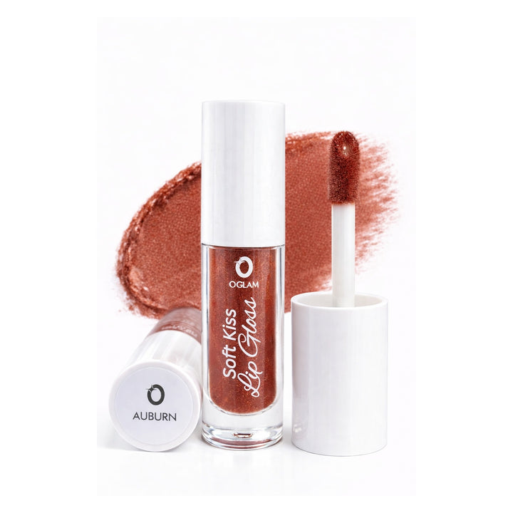 Soft Kiss Lip Gloss by O Glam - AUBURN