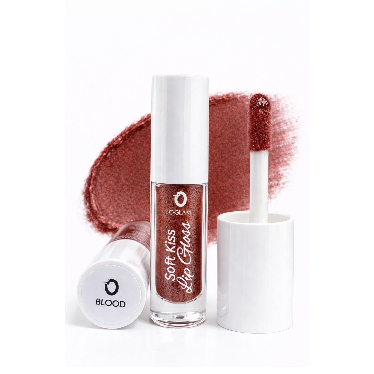 Soft Kiss Lip Gloss by O Glam - AUBURN