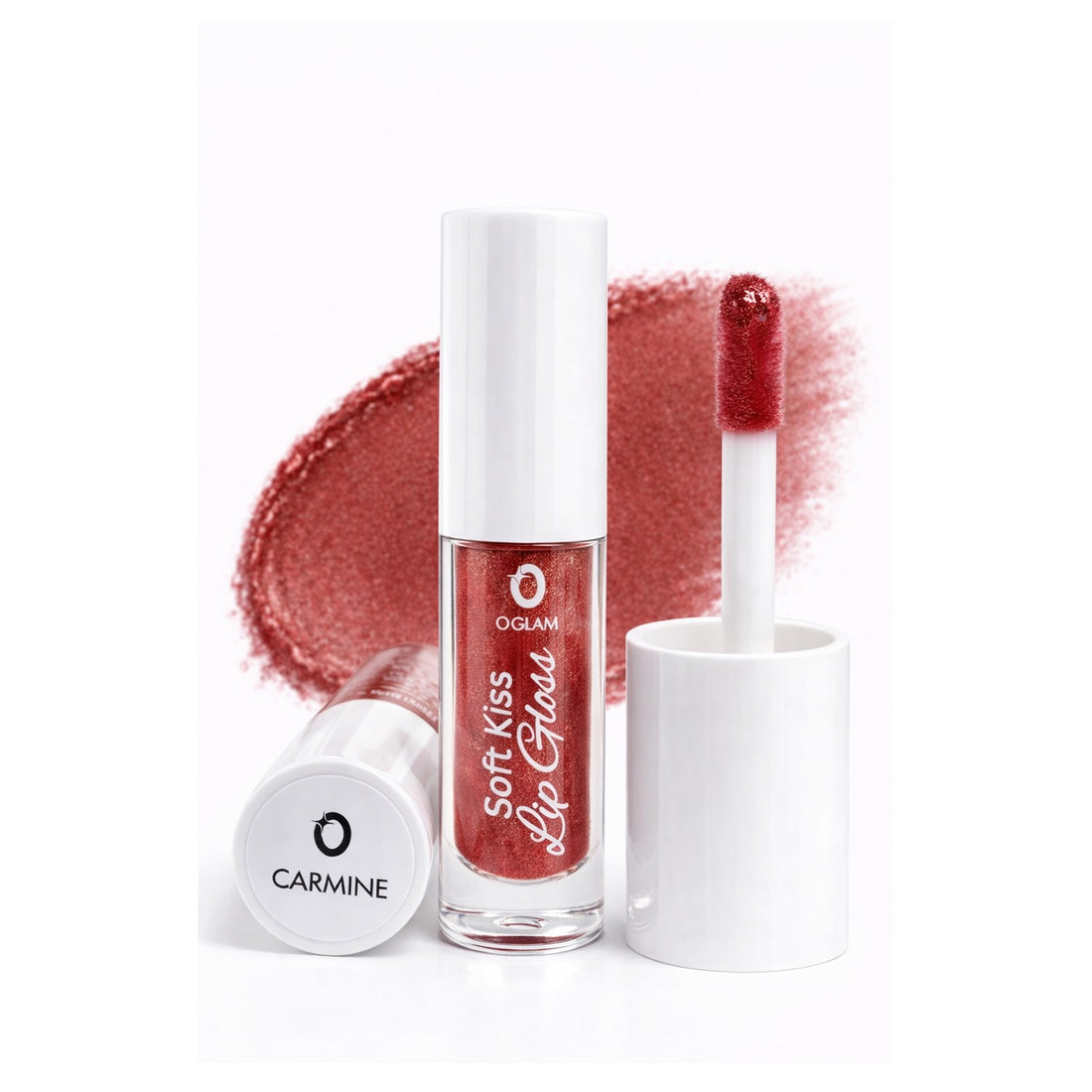 Soft Kiss Lip Gloss by O Glam - CARMINE