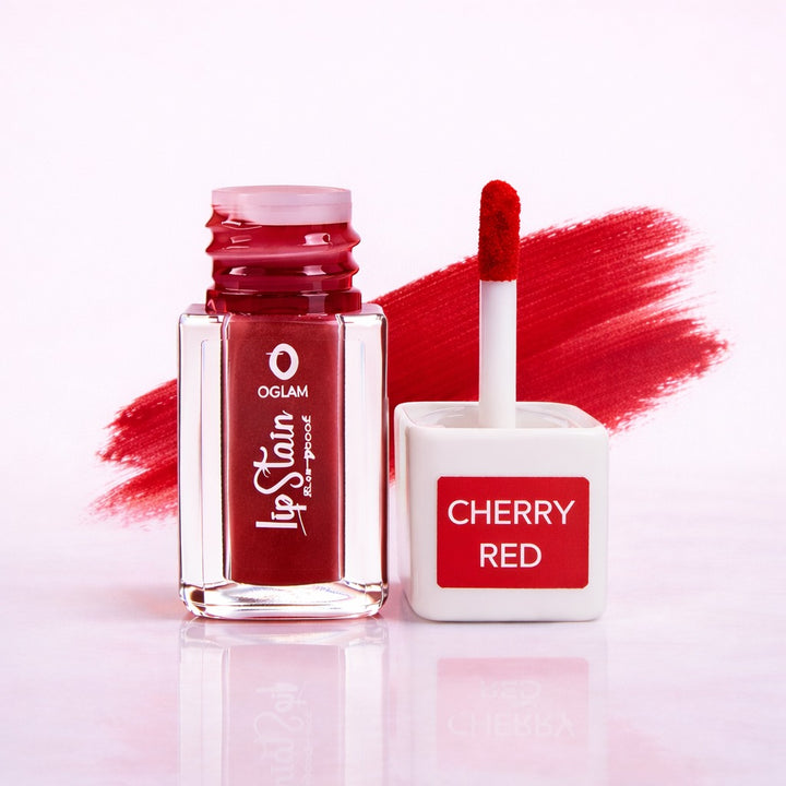 Kiss Proof Lip Stain (Liptint) by O Glam - CHERRY RED