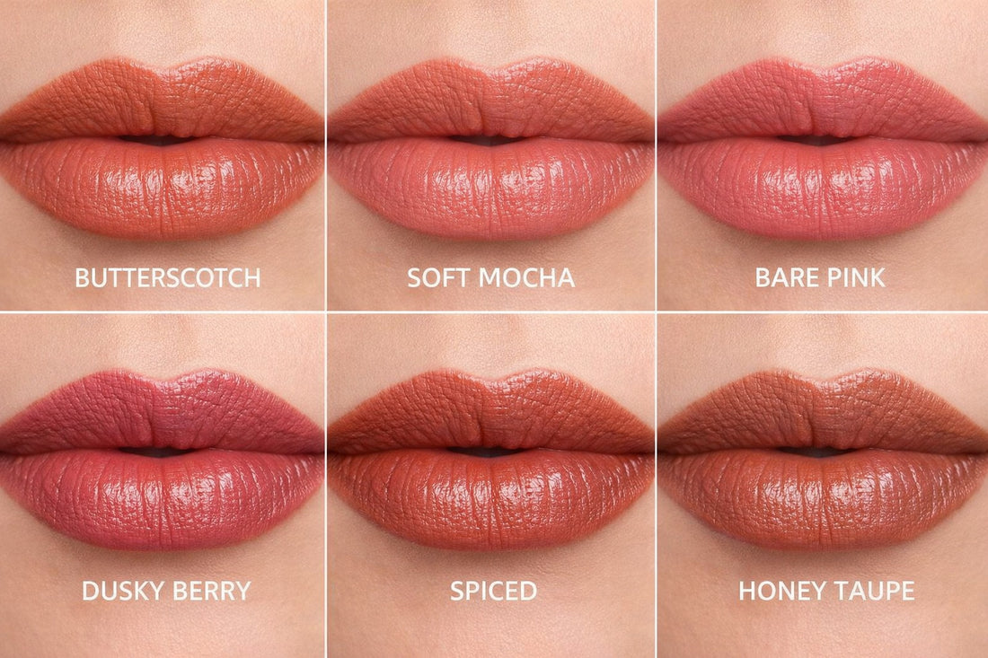 Velvet Lip Lush (Lipstick) by O Glam - MOTCHA SOFT