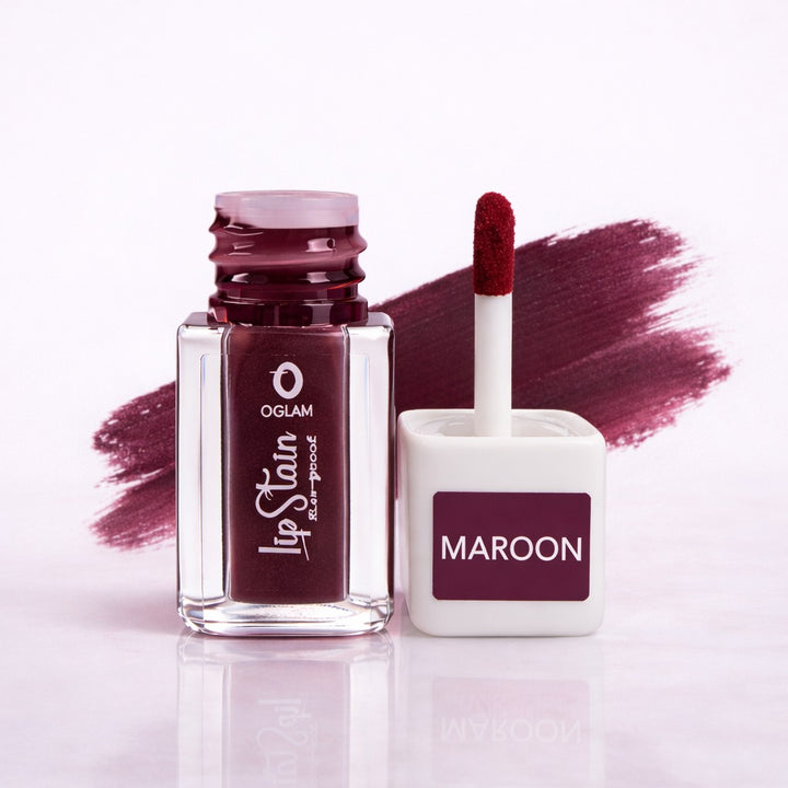 Kiss Proof Lip Stain (Liptint) by O Glam - MAROON