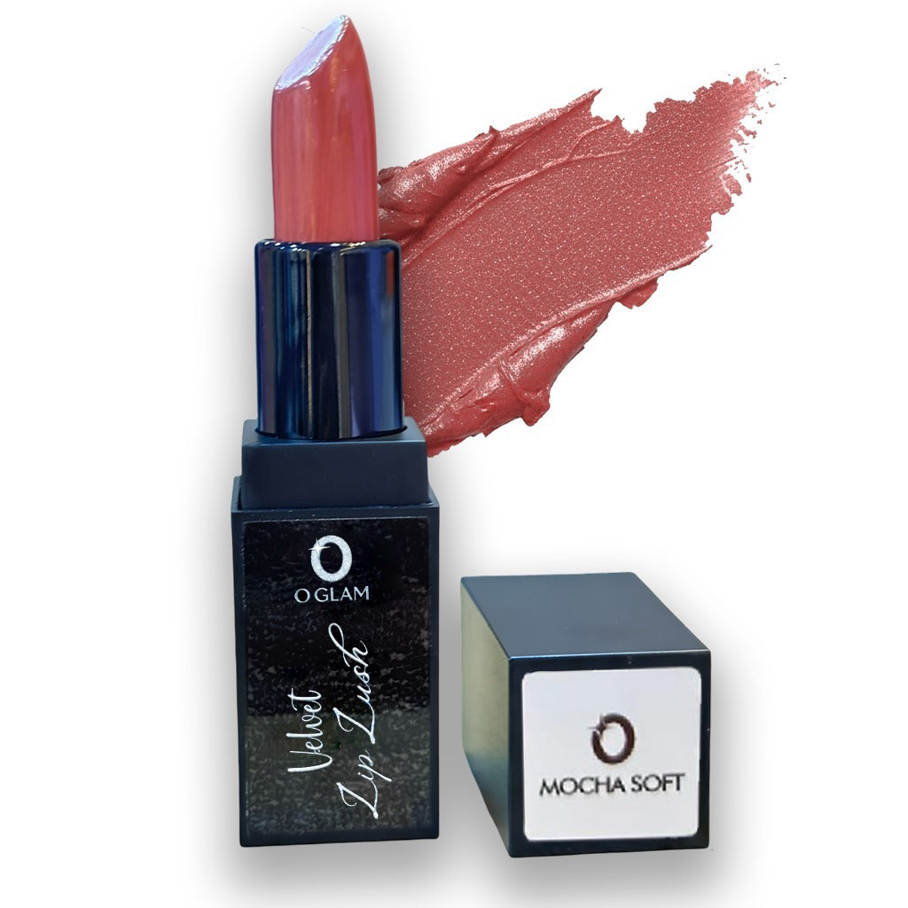 Velvet Lip Lush (Lipstick) by O Glam - MOTCHA SOFT