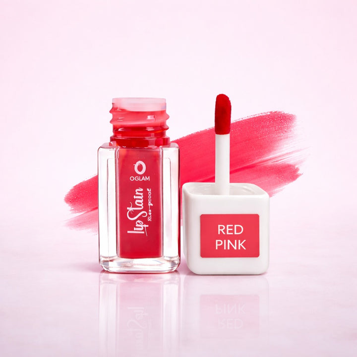 Kiss Proof Lip Stain (Liptint) by O Glam - RED PINK