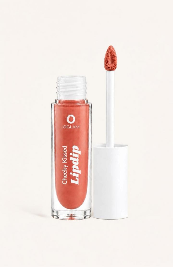 Cheeky Kissed Lipdip (Multi-way) by O Glam - TANGERINE