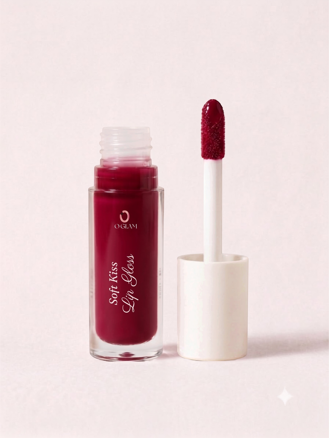 Soft Kiss Lip Gloss by O Glam - CARMINE