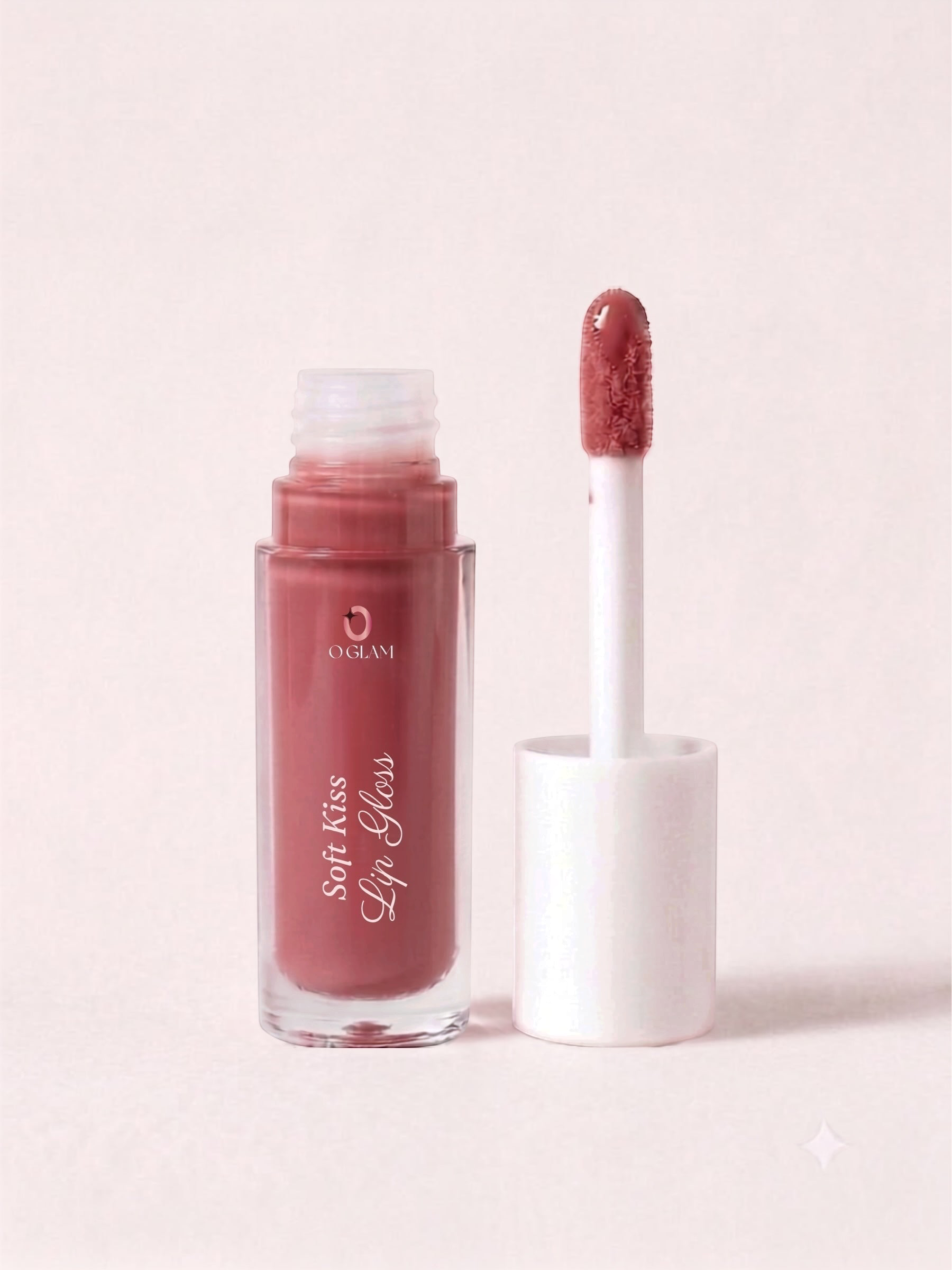 Soft Kiss Lip Gloss by O Glam - ROSE PEACH
