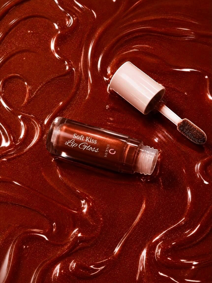 Soft Kiss Lip Gloss by O Glam - AUBURN