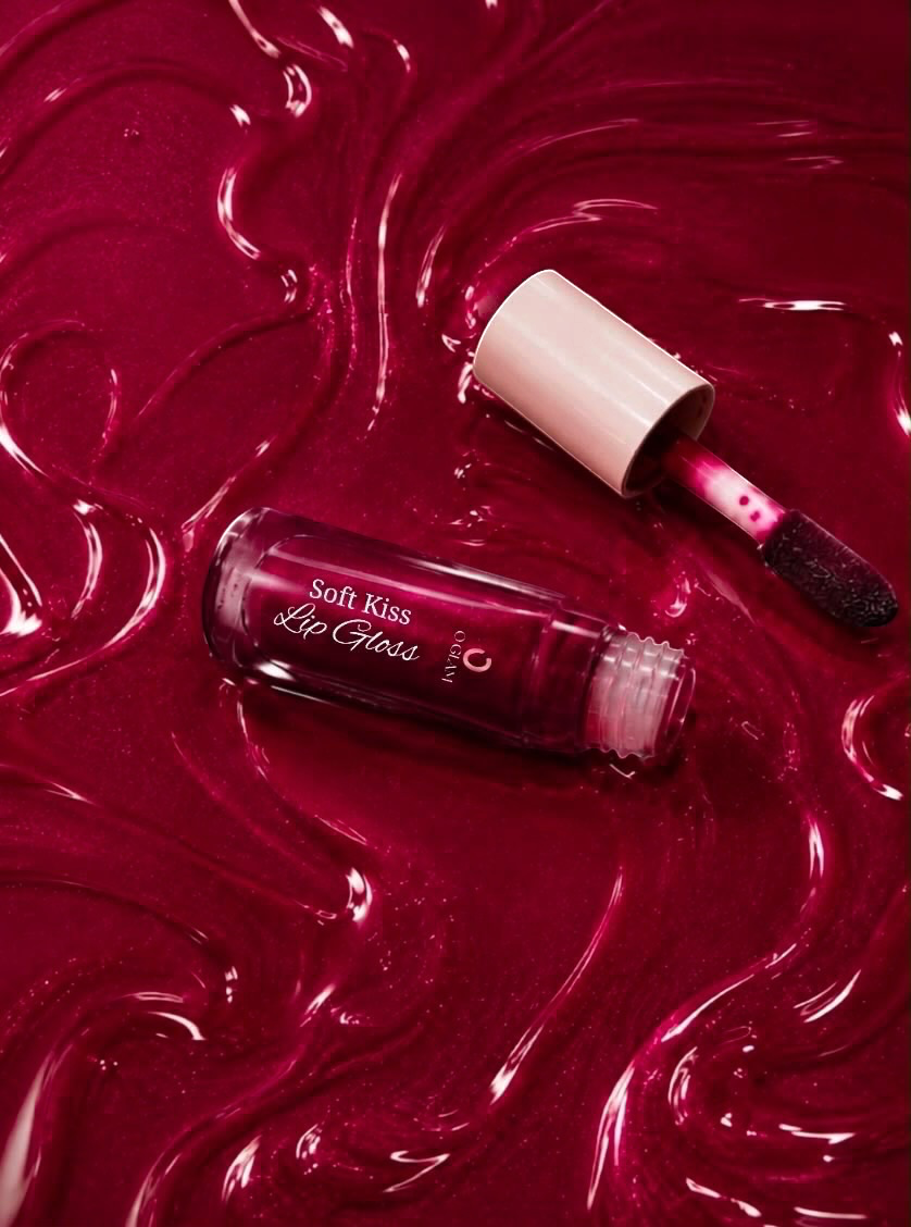 Soft Kiss Lip Gloss by O Glam - CARMINE