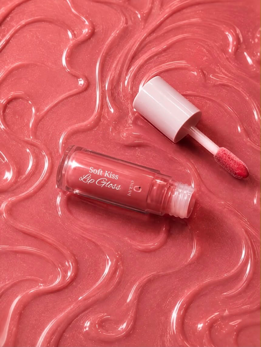 Soft Kiss Lip Gloss by O Glam - ROSE PEACH