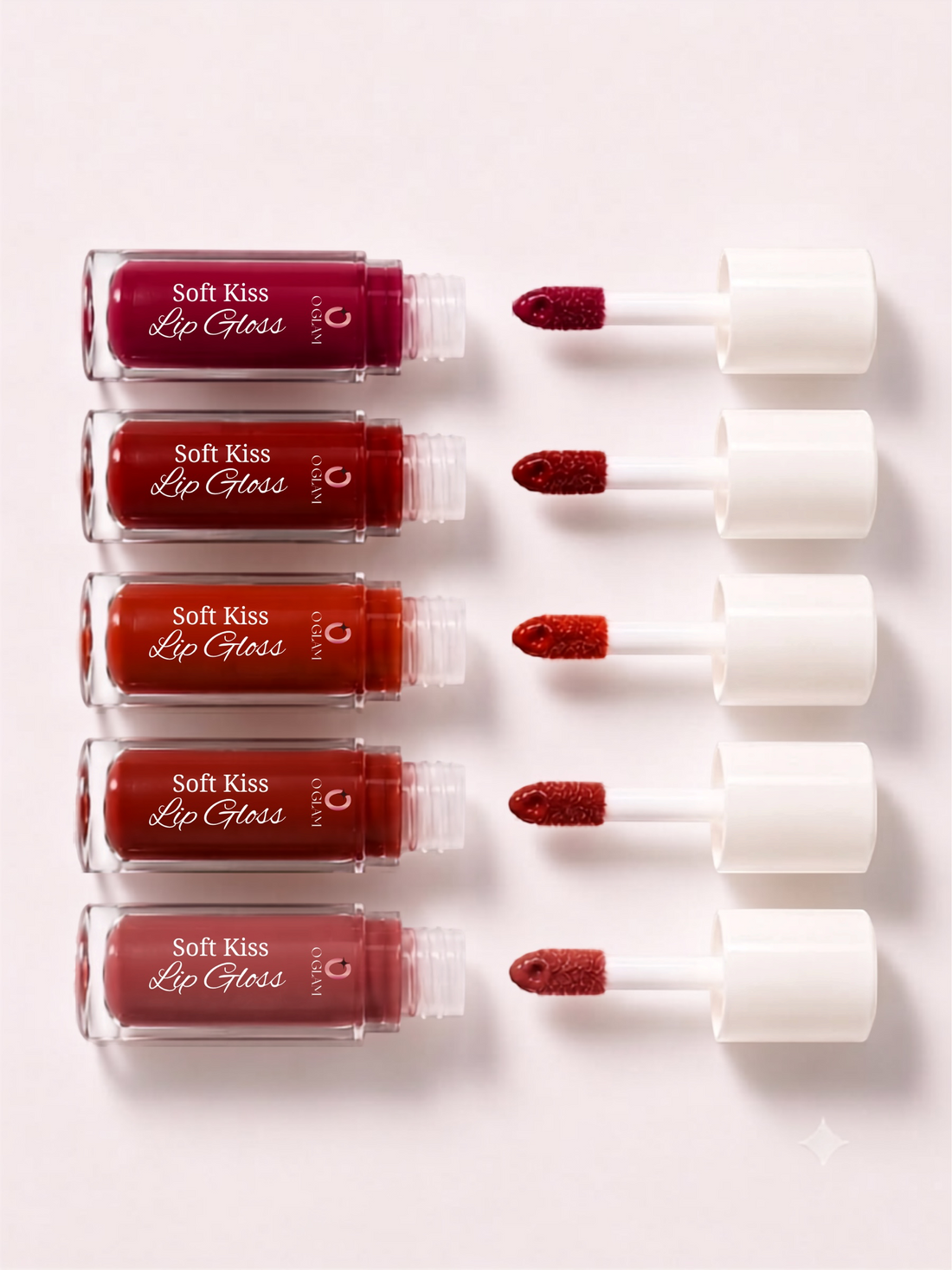 Soft Kiss Lip Gloss by O Glam - BLOOD