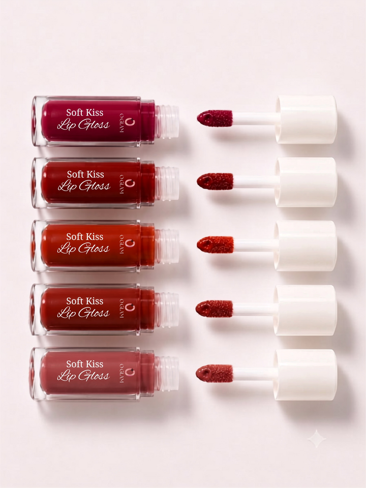 Soft Kiss Lip Gloss by O Glam - ROSE PEACH